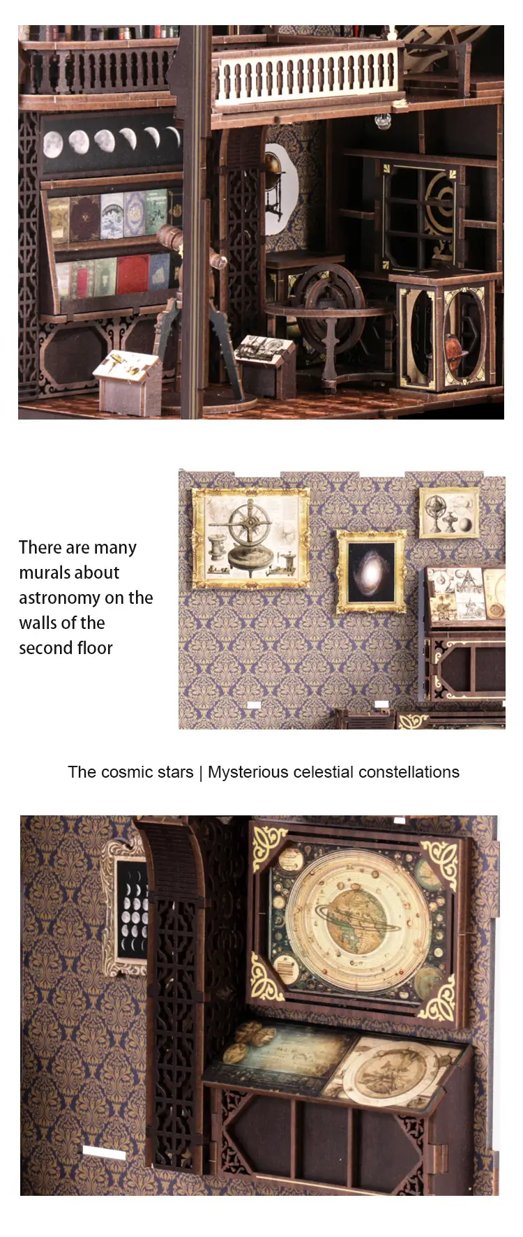 Astronomy Museum DIY Book Nook Kit Introduction-5