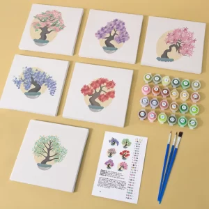 Botanical Mini Paint by Numbers Set-PTR009