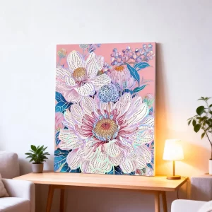 Brilliant Flowers Diamond Painting Kit-GACOQ12S60-4