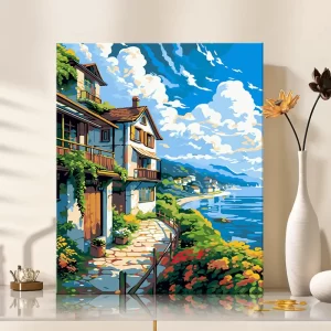 Cartoon Scenery Paint by Numbers Kit-GOMT115