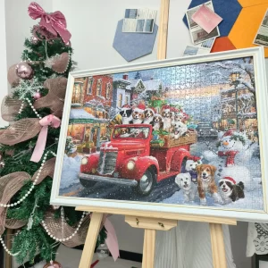 Christmas Dogs 1000-Piece Jigsaw Puzzle-1