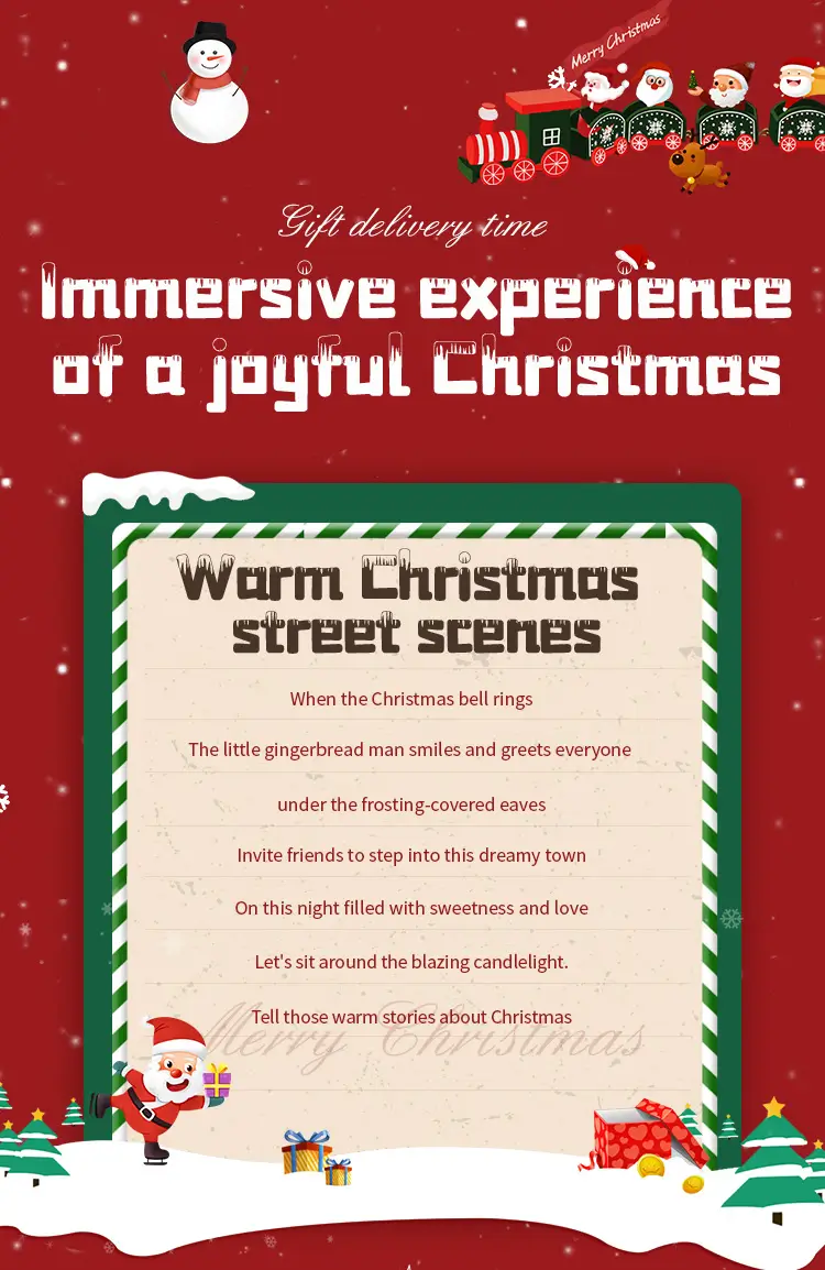 Christmas Street Corner DIY Book Nook Kit Introduction-2