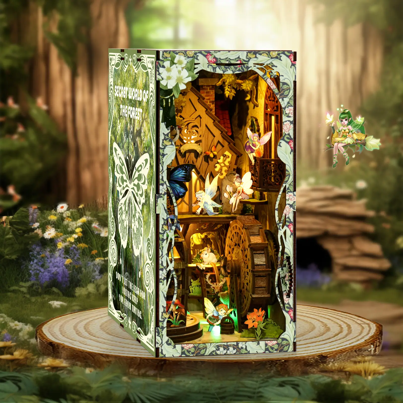 Enchanted Forest DIY Book Nook Kit-1 Enchanted Forest DIY Book Nook Kit-1