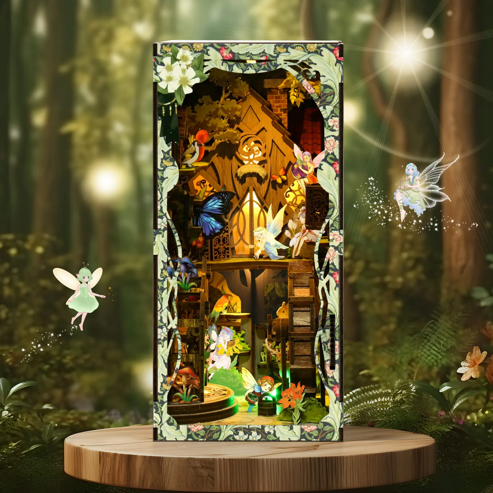 Enchanted Forest DIY Book Nook Kit-3 Enchanted Forest DIY Book Nook Kit-3