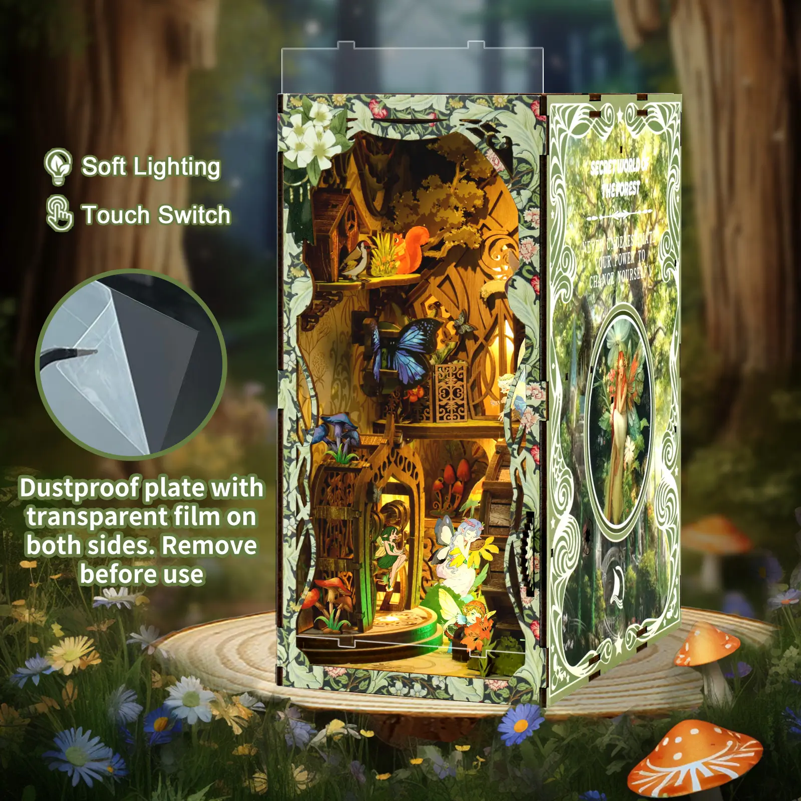 Enchanted Forest DIY Book Nook Kit-4 Enchanted Forest DIY Book Nook Kit-4