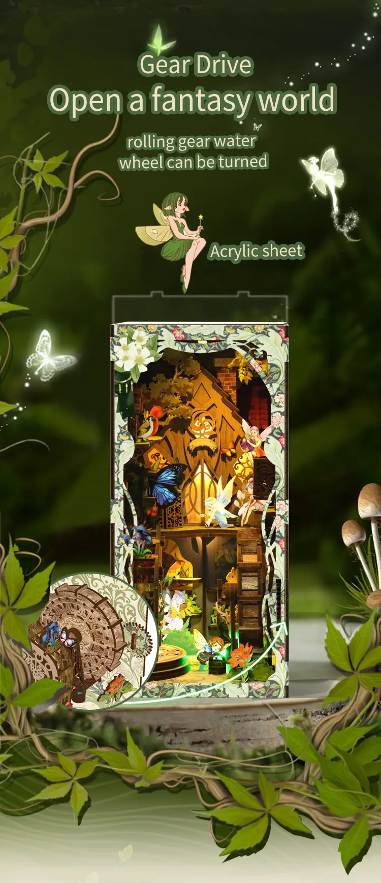 Enchanted Forest DIY Book Nook Kit Introduction-2