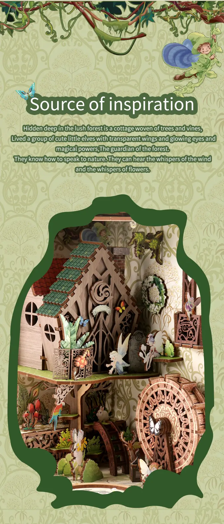 Enchanted Forest DIY Book Nook Kit Introduction-3