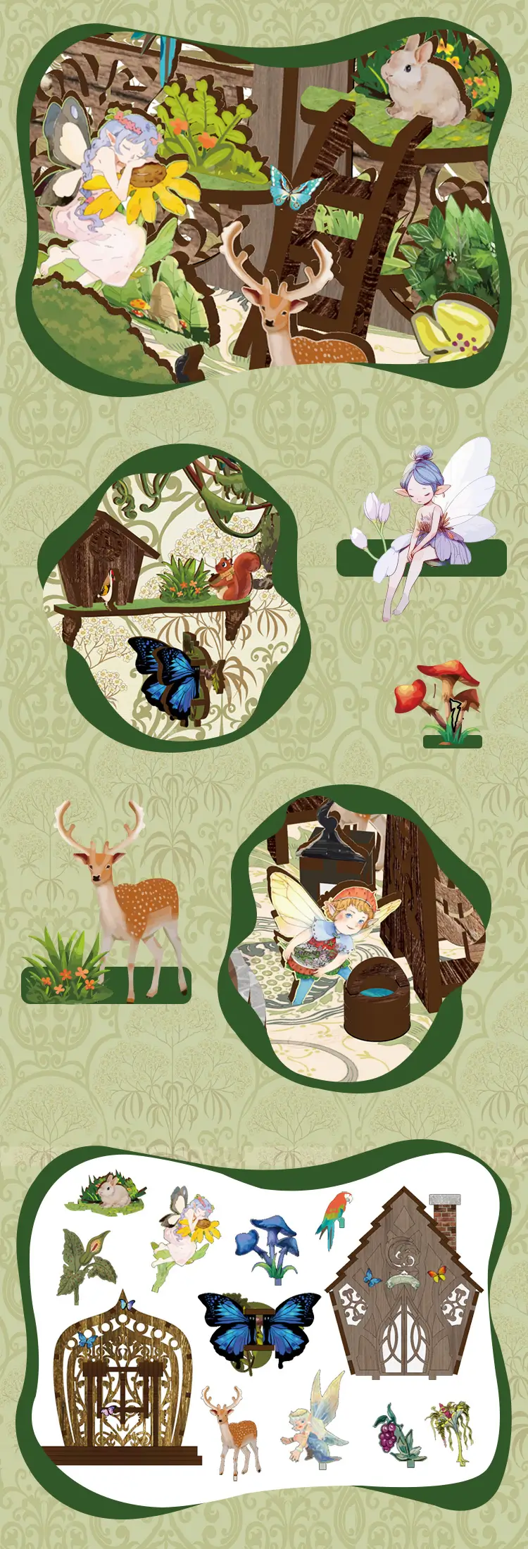 Enchanted Forest DIY Book Nook Kit Introduction-4