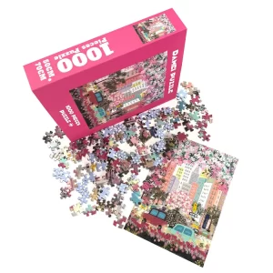 Flower Town 1000-Piece Jigsaw Puzzle-2