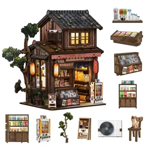 Grocery Store DIY Miniature House Kit-2