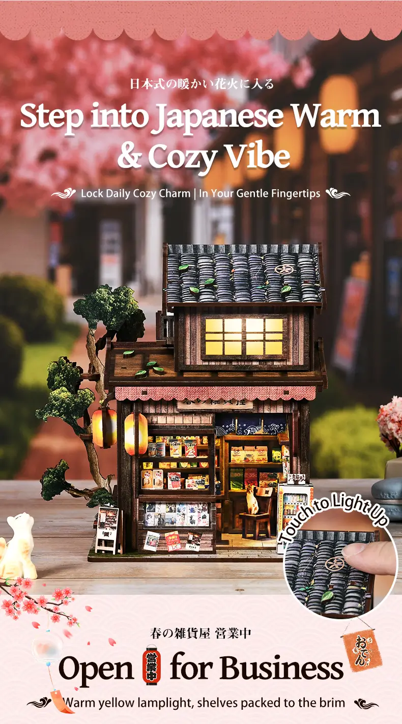 Grocery Store DIY Miniature House Kit Introduction-3
