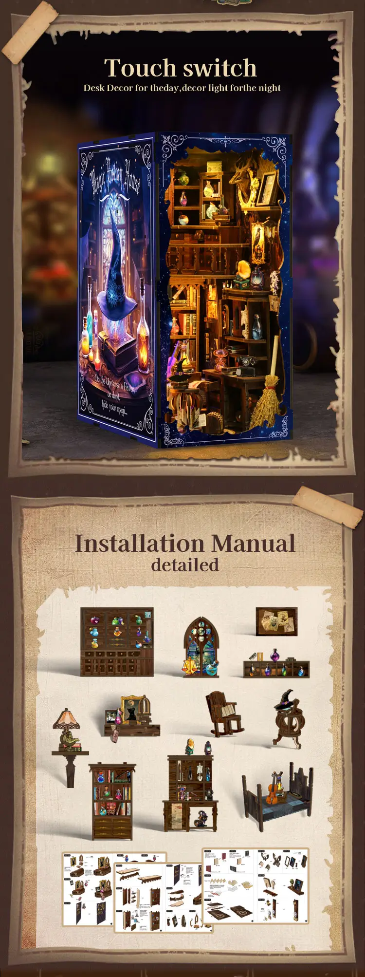 Magic Potion DIY Book Nook Kit Introduction-2