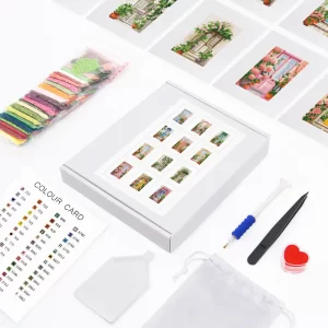 Mini Garden Window Diamond Painting Set-WDR031