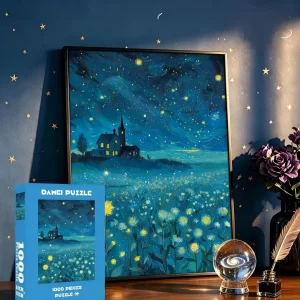 Starry Night 1000-Piece Jigsaw Puzzle-1