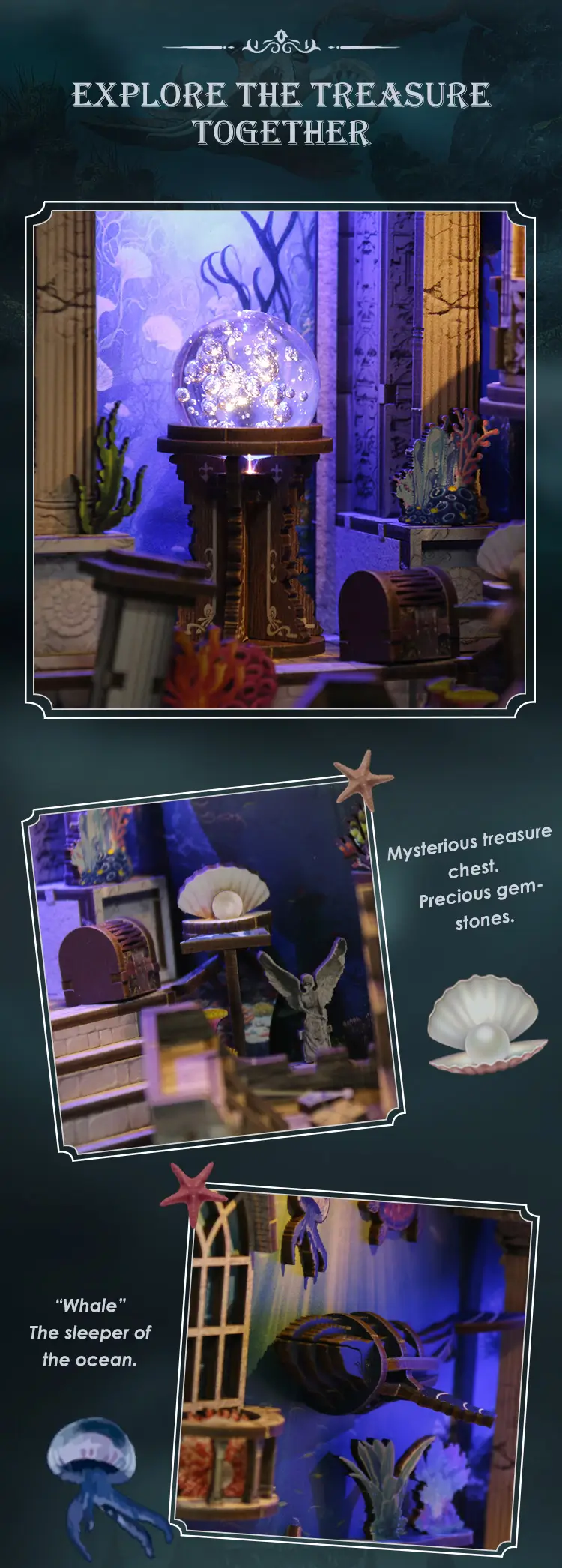 Undersea World DIY Book Nook Kit Introduction-3