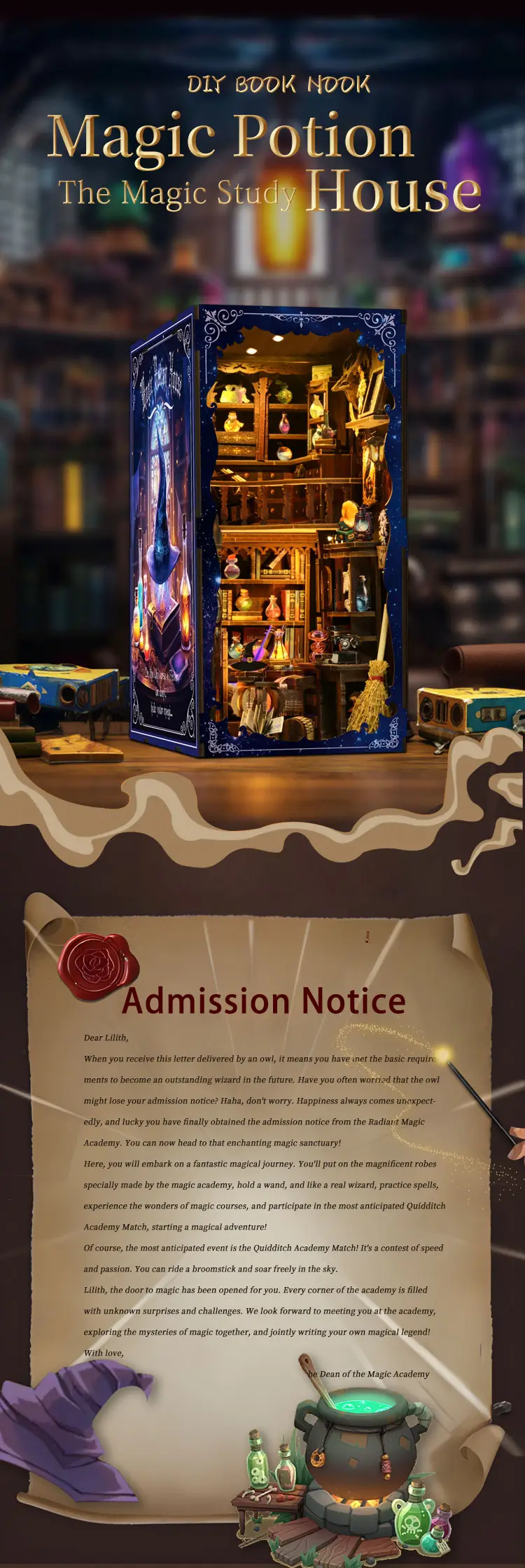 Magic Potion DIY Book Nook Kit Introduction-1