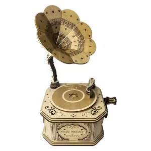Vintage Gramophone 3D Wooden Puzzle-1
